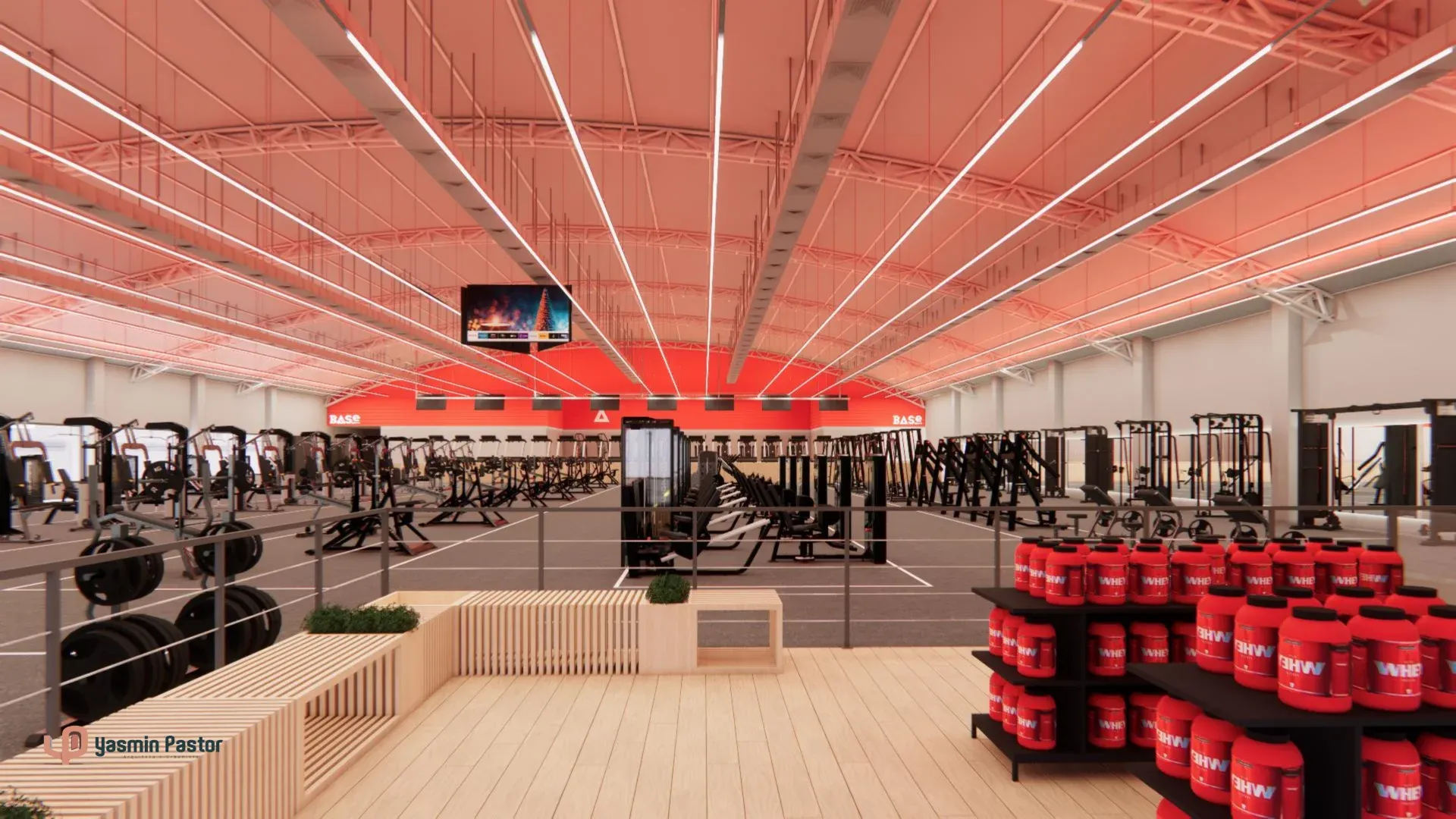 Área de musculação